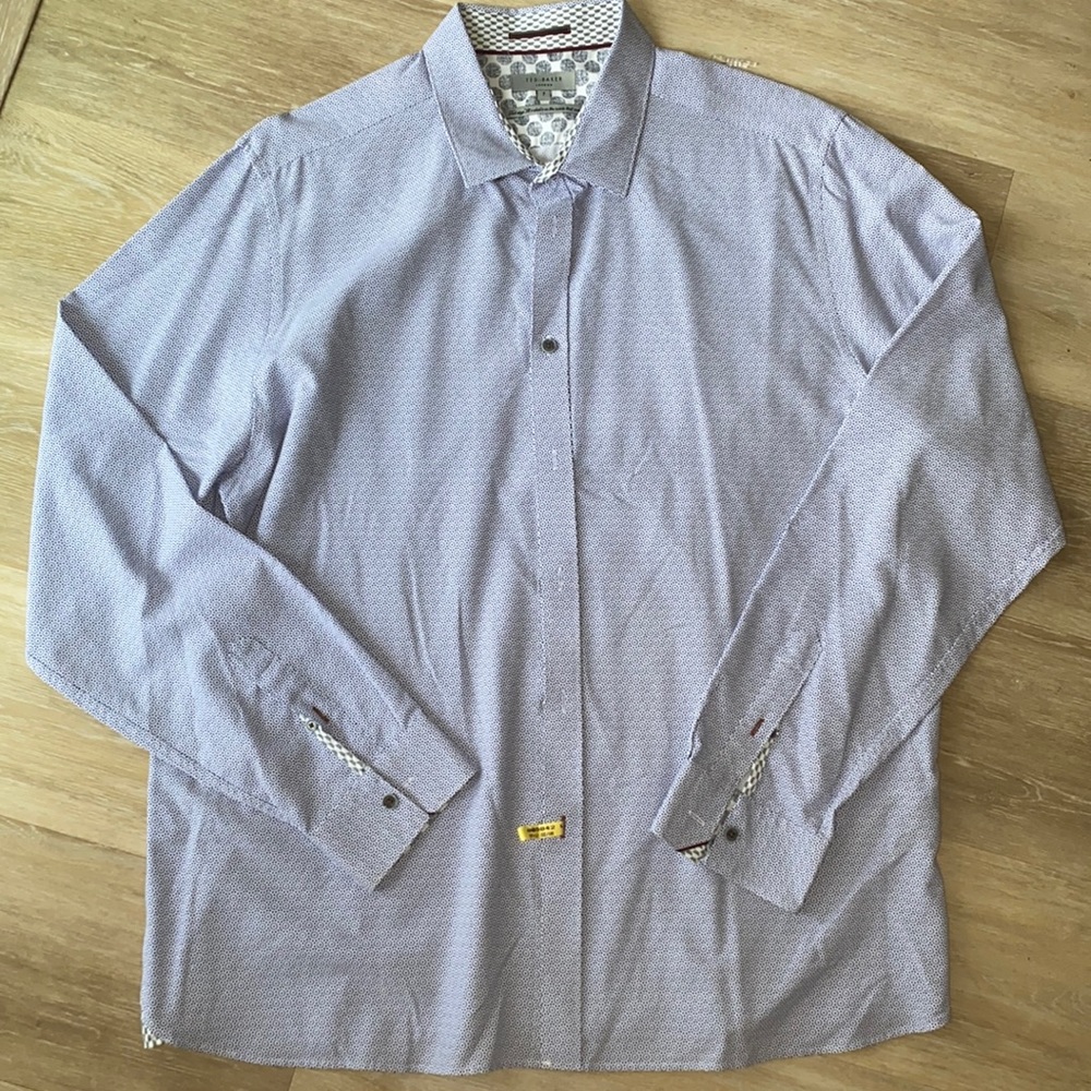 Ted Baker Geo print long sleeve shirt